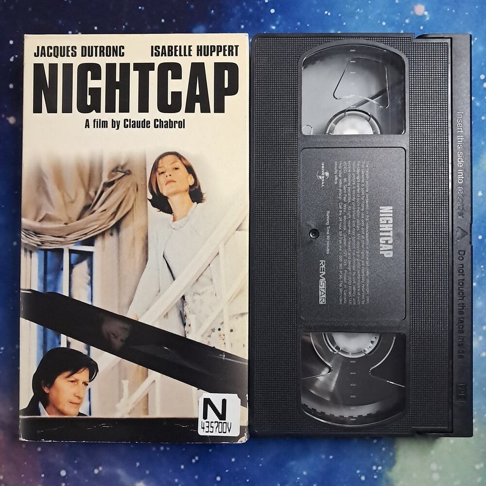 Nightcap (VHS, 2000, English Subtitles) Drama RARE Jacques Dutronc Remstar